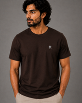 Dark Chocolate Essential Tee - Emeralds