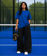 SOOT Premium Navy Boxy Tee in 100% Cotton
