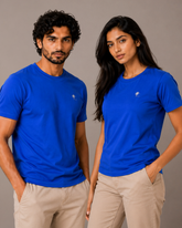 Royal Blue Essential Tee - Emeralds