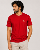 Red Essential Tee - Emeralds