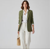 Essential Olive Oversized Blazer - Emeralds