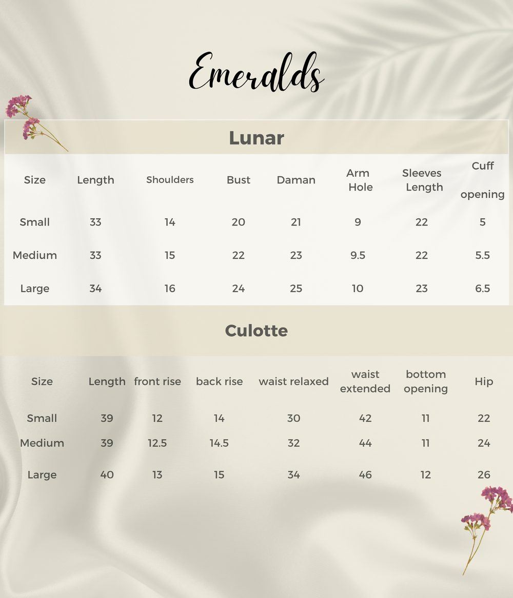 Lunar Size Guide