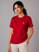 Red Essential Tee - Emeralds 