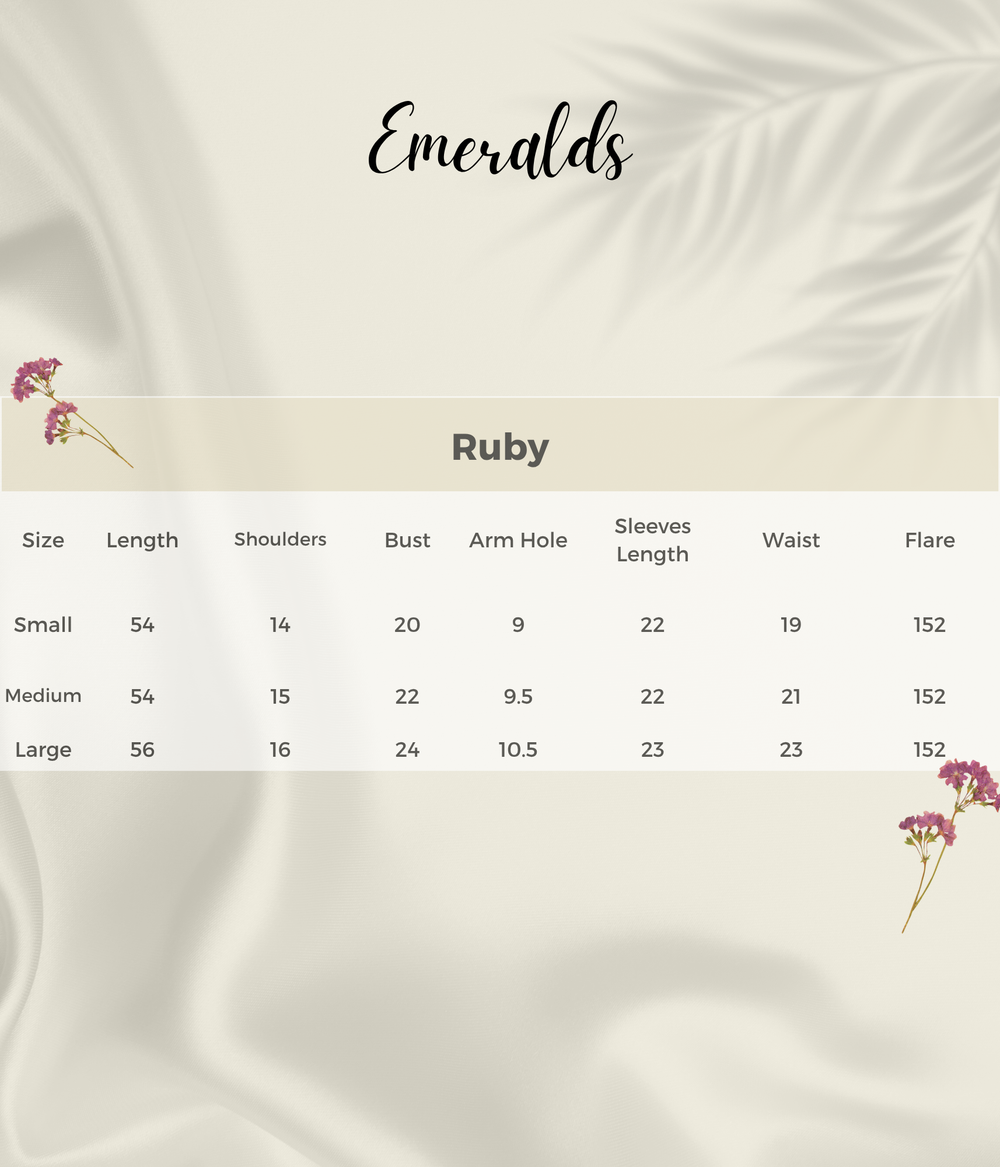 Ruby Size Guide