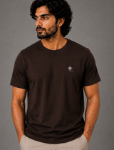 Dark Chocolate Essential Tee - Emeralds 