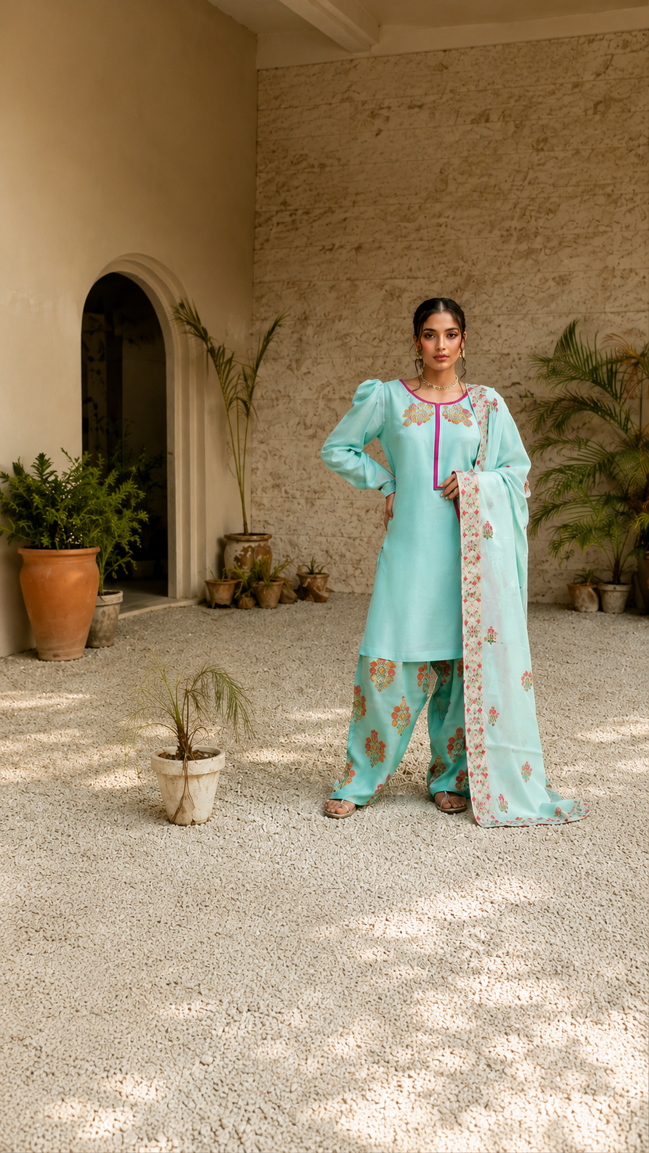 BLOCK PRINTED