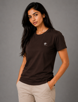 Dark Chocolate Essential Tee - Emeralds 