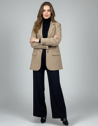 Essential Beige Oversized Blazer - Emeralds 
