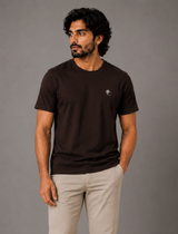 Dark Chocolate Essential Tee - Emeralds 