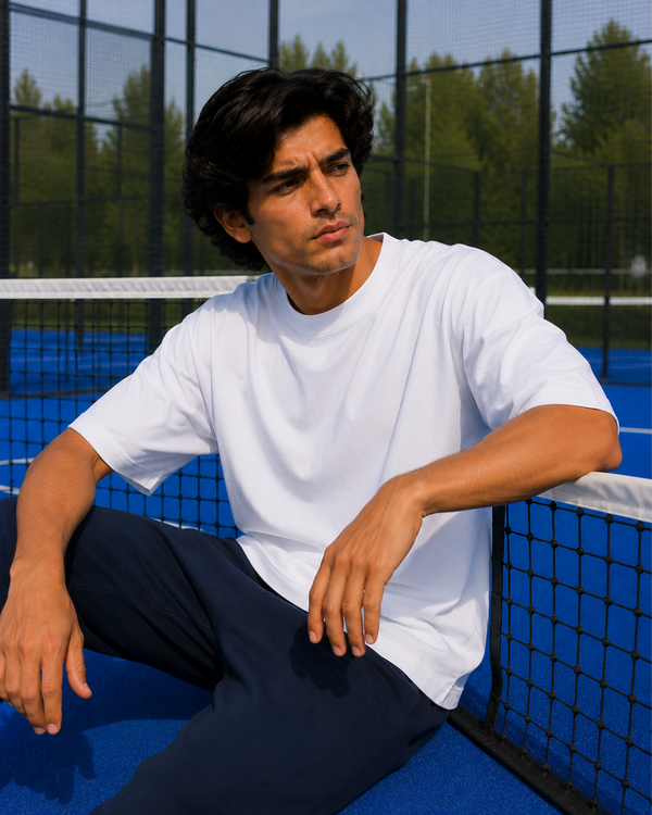 SOOT Premium Boxy Tee — White For Men