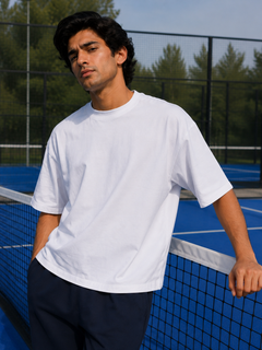 SOOT Premium White Boxy Tee in 100% Cotton
