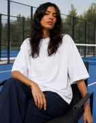 SOOT Premium White Boxy Tee in 100% Cotton