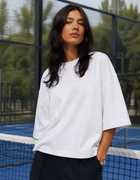 SOOT Premium White Boxy Tee in 100% Cotton