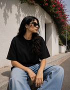 SOOT Premium Boxy Tee — Black For Women