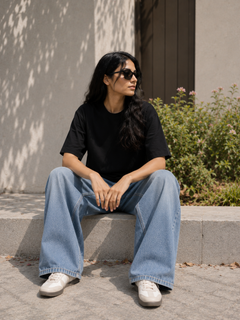 SOOT Premium Boxy Tee — Black For Women
