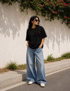 SOOT Premium Boxy Tee — Black For Women