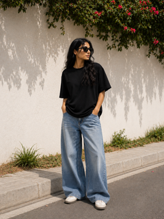 SOOT Premium Boxy Tee — Black For Women