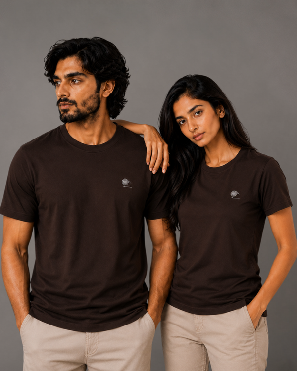 Dark Chocolate Essential Tee - Emeralds 