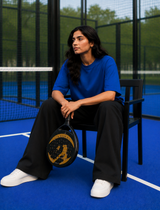 SOOT Premium Navy Boxy Tee in 100% Cotton