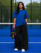 SOOT Premium Navy Boxy Tee in 100% Cotton