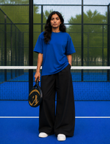 SOOT Premium Navy Boxy Tee in 100% Cotton