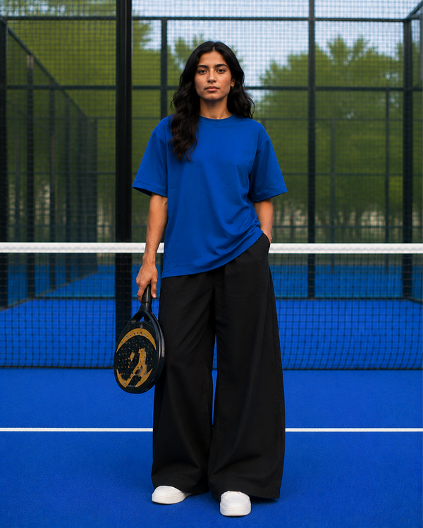 SOOT Premium Boxy Tee — Blue For Women