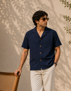 Neon Navy Cuban Collar