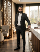 Black Label Irish Linen Blazer - Emeralds 