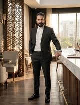 Black Label Irish Linen Blazer - Emeralds 