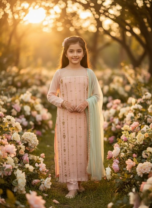 Mini Peach Pearl - Emeralds 