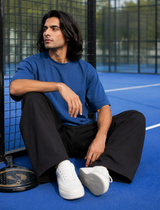 SOOT Premium Navy Boxy Tee in 100% Cotton
