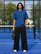SOOT Premium Navy Boxy Tee in 100% Cotton
