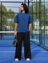 SOOT Premium Navy Boxy Tee in 100% Cotton