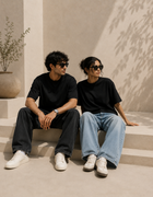 SOOT Premium Black Boxy Tee in 100% Cotton