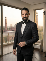 Black Label Irish Linen Blazer - Emeralds 