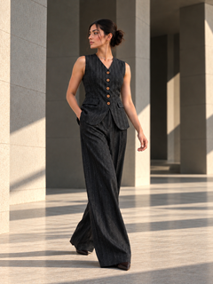 MARLOWE — Khaddi Waistcoat & Trouser Set