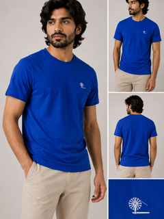 Royal Blue Essential Tee - Emeralds 