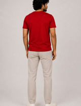 Red Essential Tee - Emeralds 