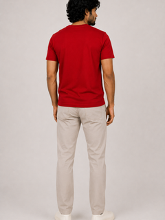 Red Essential Tee - Emeralds 