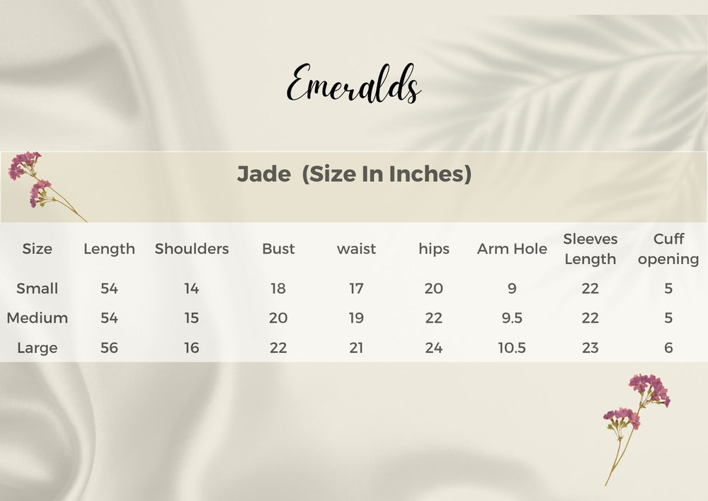 Jade Size Guide