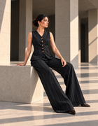 MARLOWE — Khaddi Waistcoat & Trouser Set