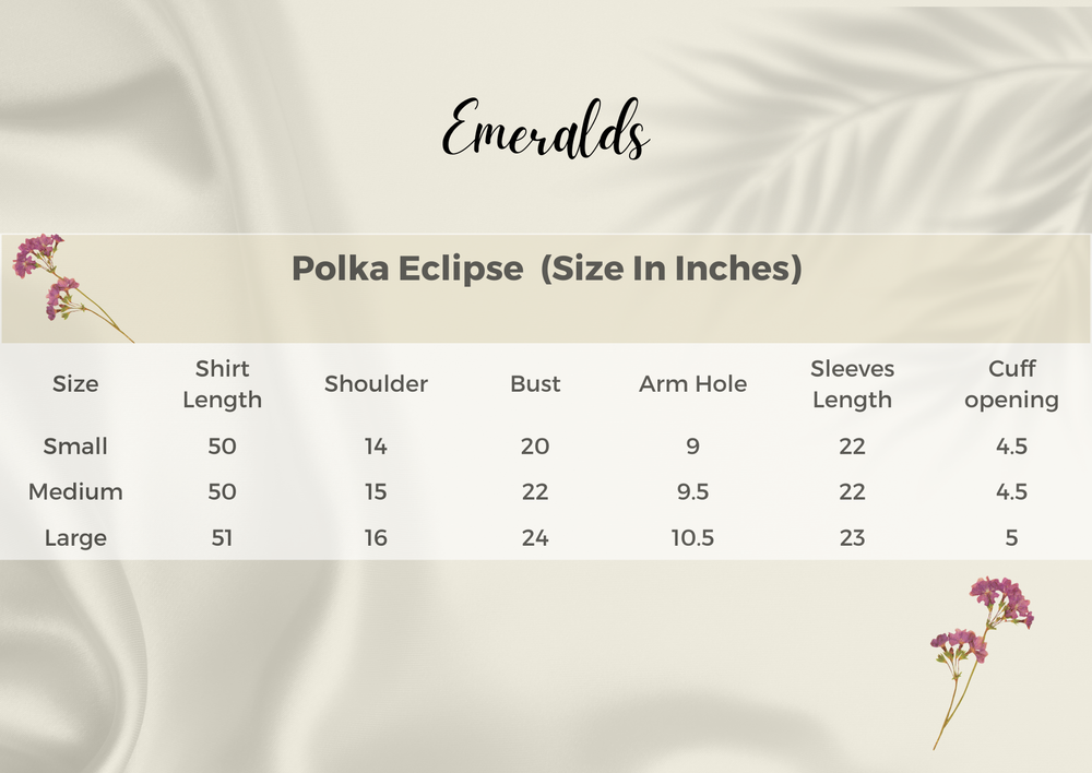 Polka Eclipse Size Guide
