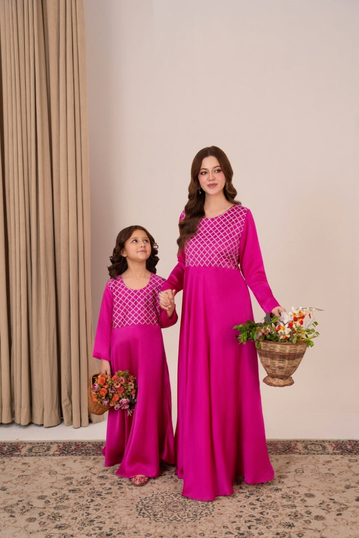 Mini Ruby kids dress – luxury festive outfit for girls in Pakistan