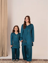 Fancy girls outfit – Peacock Whisper designer festive wear