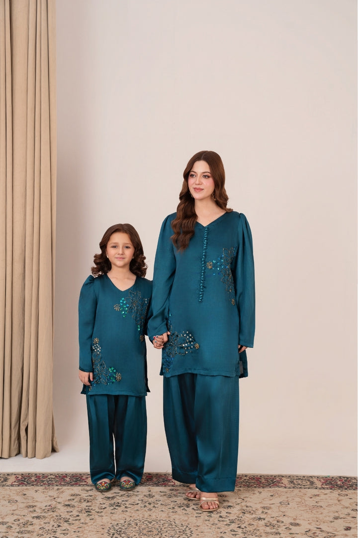 Fancy girls outfit – Peacock Whisper designer festive wear