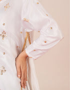 Pakistani designer embroidered dress – Starburst silk collection 2025