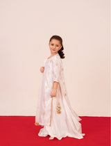 Mini Starburst white dress – elegant girls outfit in Pakistan