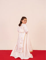 White festive dress for girls – Mini Starburst kids collection