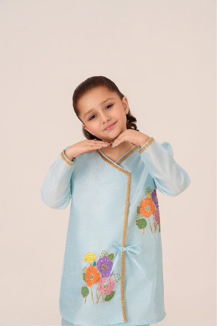 Floral Whimsy Kids dress – trendy girls outfit in Pakistan