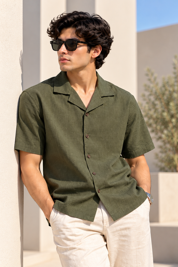 Olivine Cuban Collar